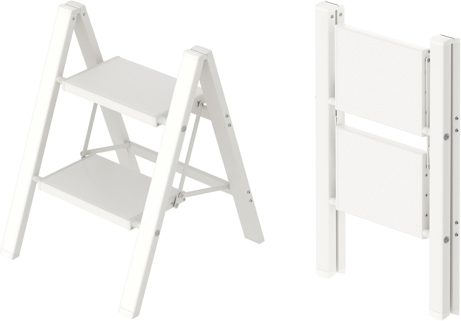 Taranta 2 Step Ladder - Lightweight Folding Step Stool for Home
