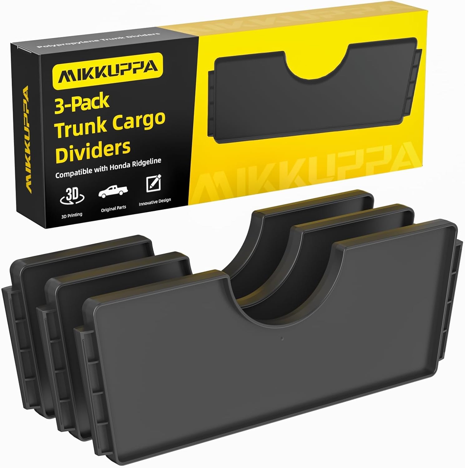 MIKKUPPA Trunk Cargo Dividers for 2017-2024 Honda Ridgeline
