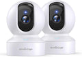 2K HD Dog Camera with 360 Pan/Tilt and Night Vision Features