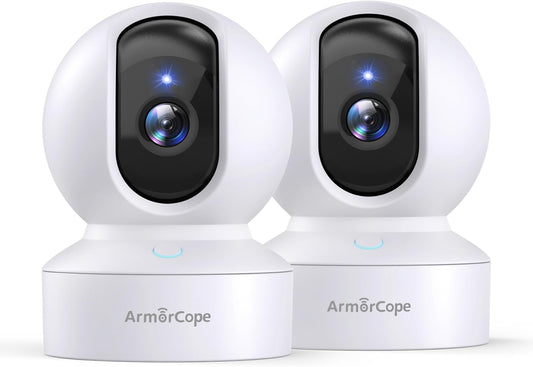 2K HD Dog Camera with 360 Pan/Tilt and Night Vision Features