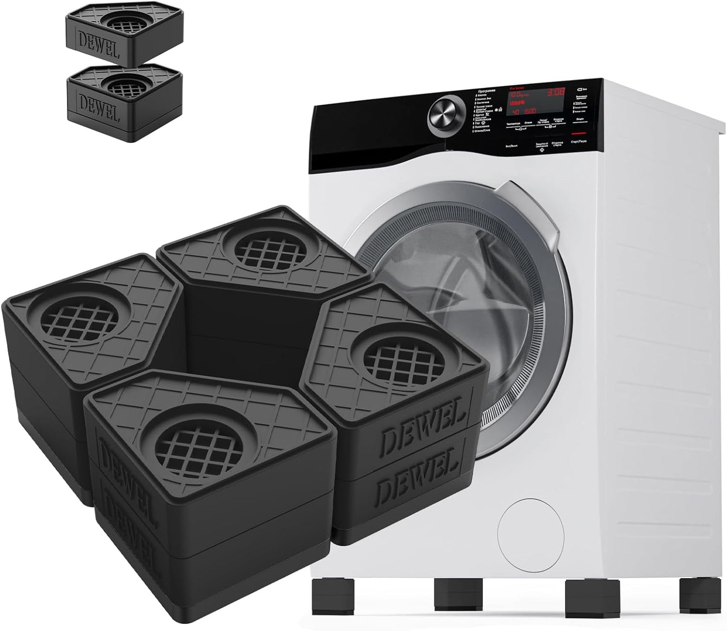SEISSO Anti Vibration Pads - 1100 lbs Capacity