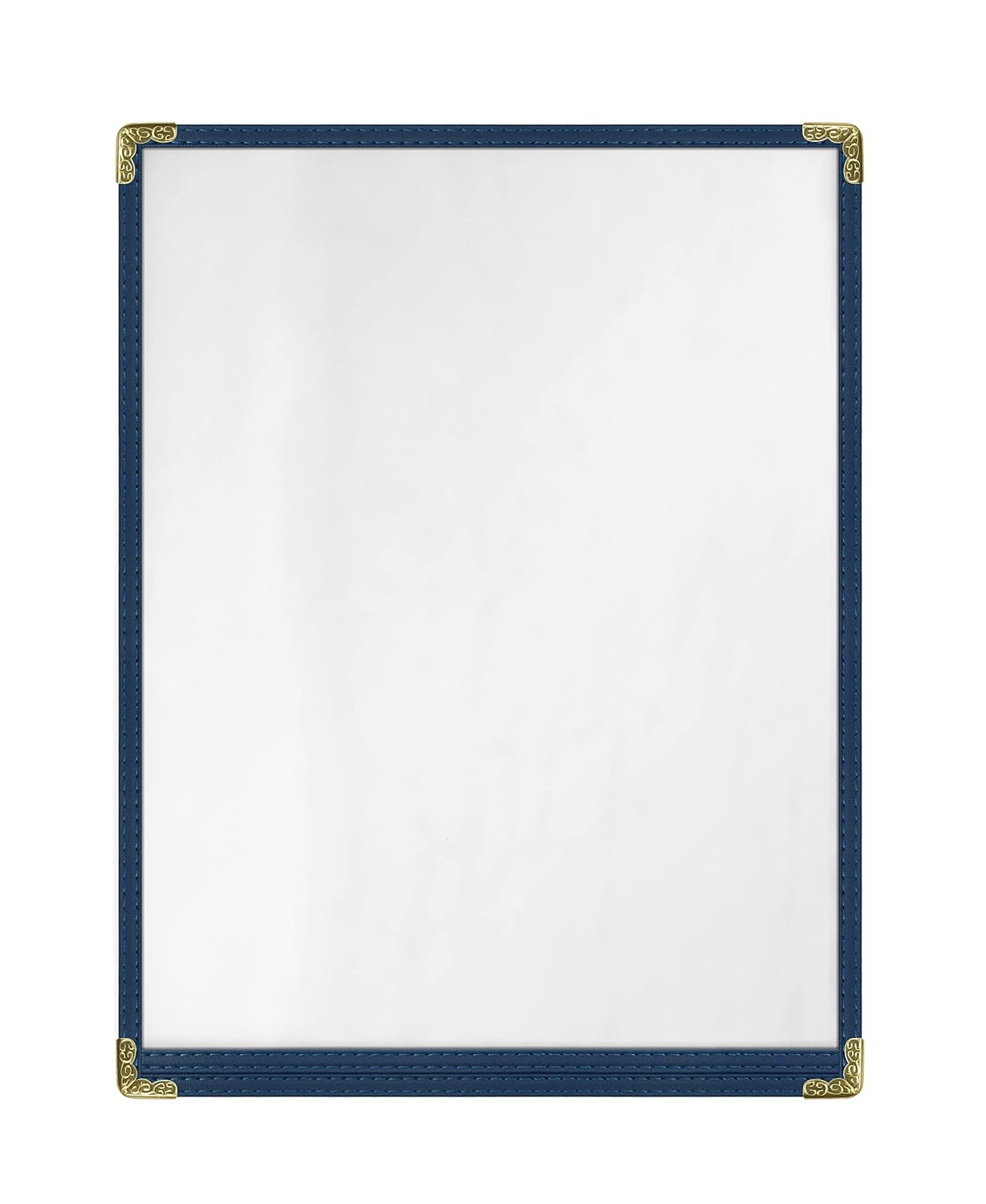 Goodsmart Restaurant Menu Covers 25 Pack Blue Stylish Holders
