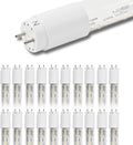 20 Pack 4FT LED T8 Type A+B Tube Lights 24W 5000K - Bright, Energy