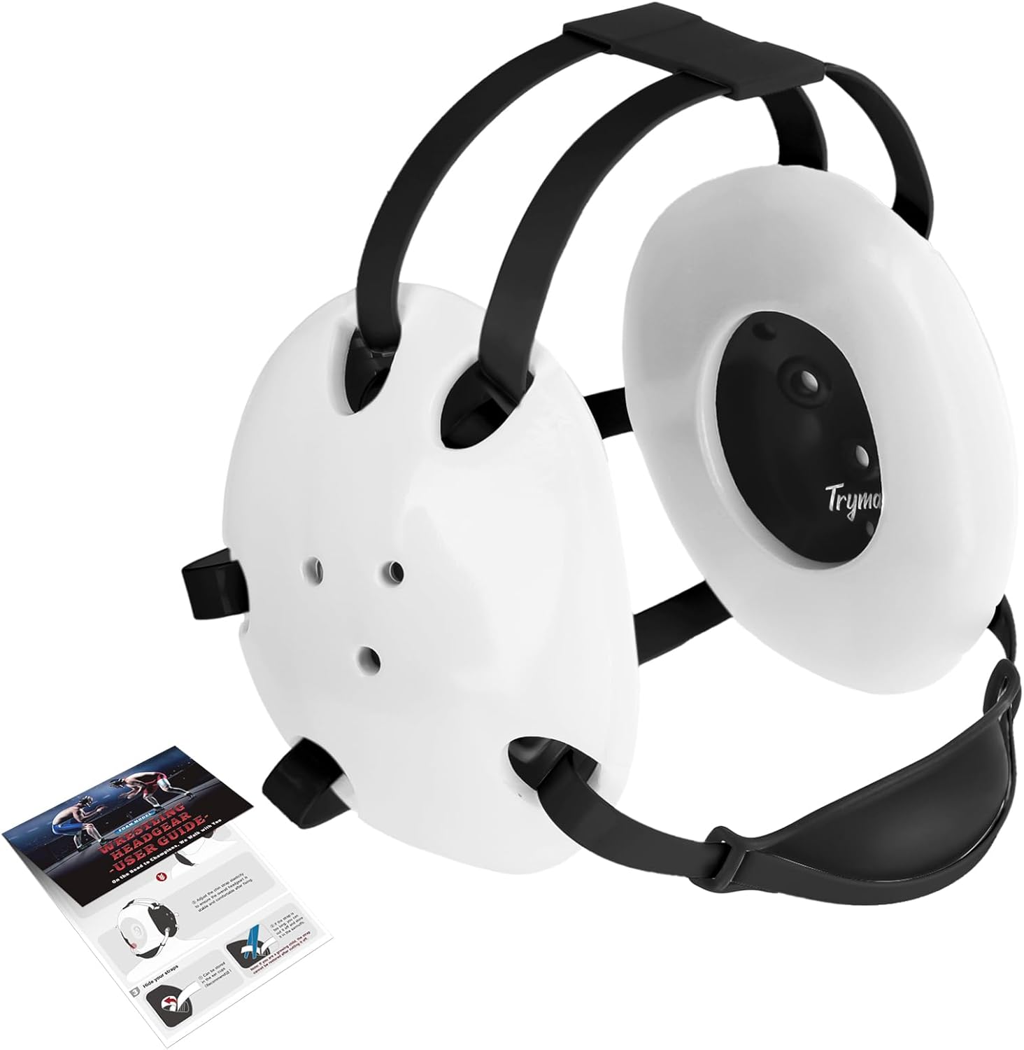 Youth Wrestling Headgear with Chin Cup for MMA and Jiu-Jitsu