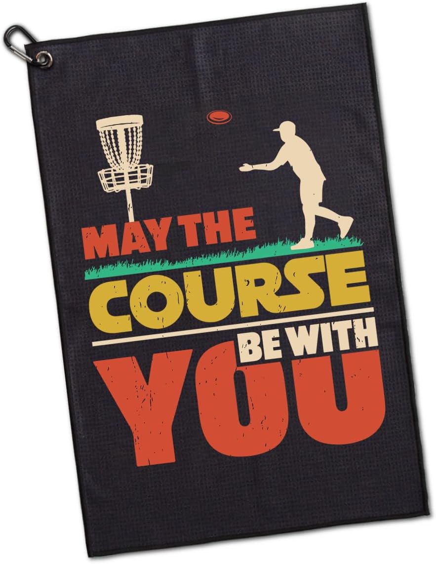 May The Course Be with You Funny Golf Towel - GEYGIE