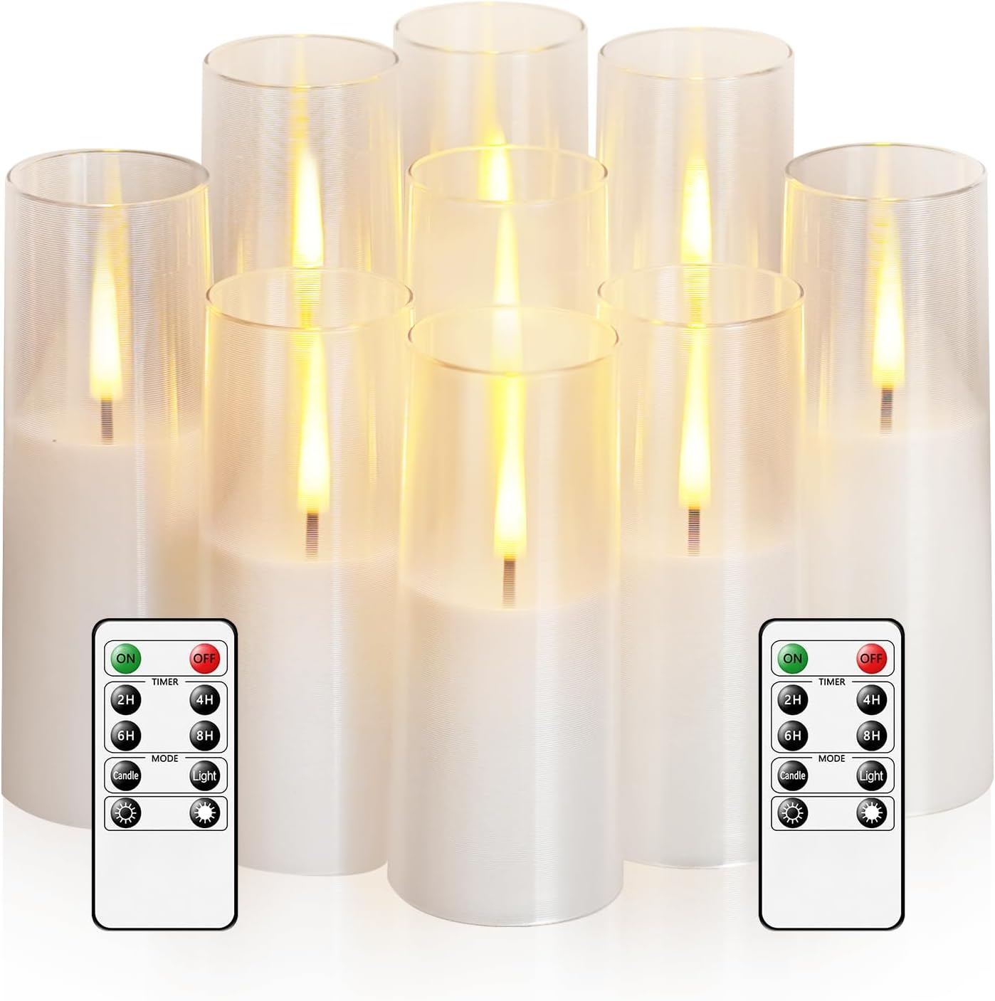 Flickering Flameless Candles with Remote for Home Decor