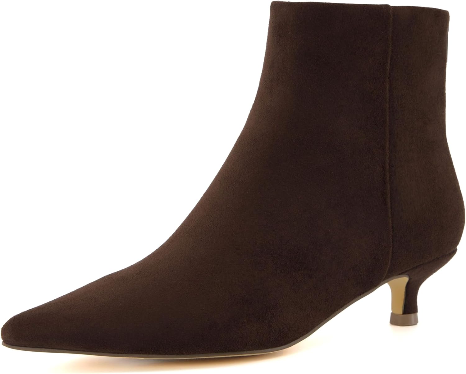 CUSHIONAIRE Women's Barbi Kitten Heel Bootie with Memory Foam