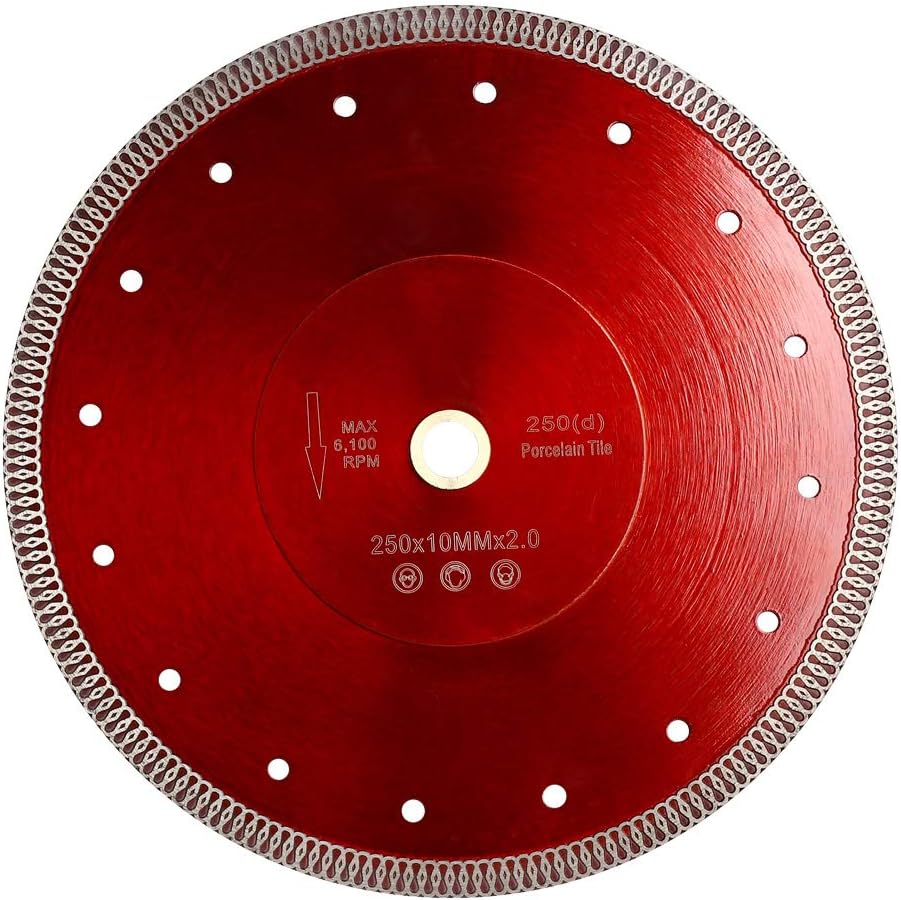 10 Inch Super Thin Diamond Saw Blade for Porcelain Tile Cutting