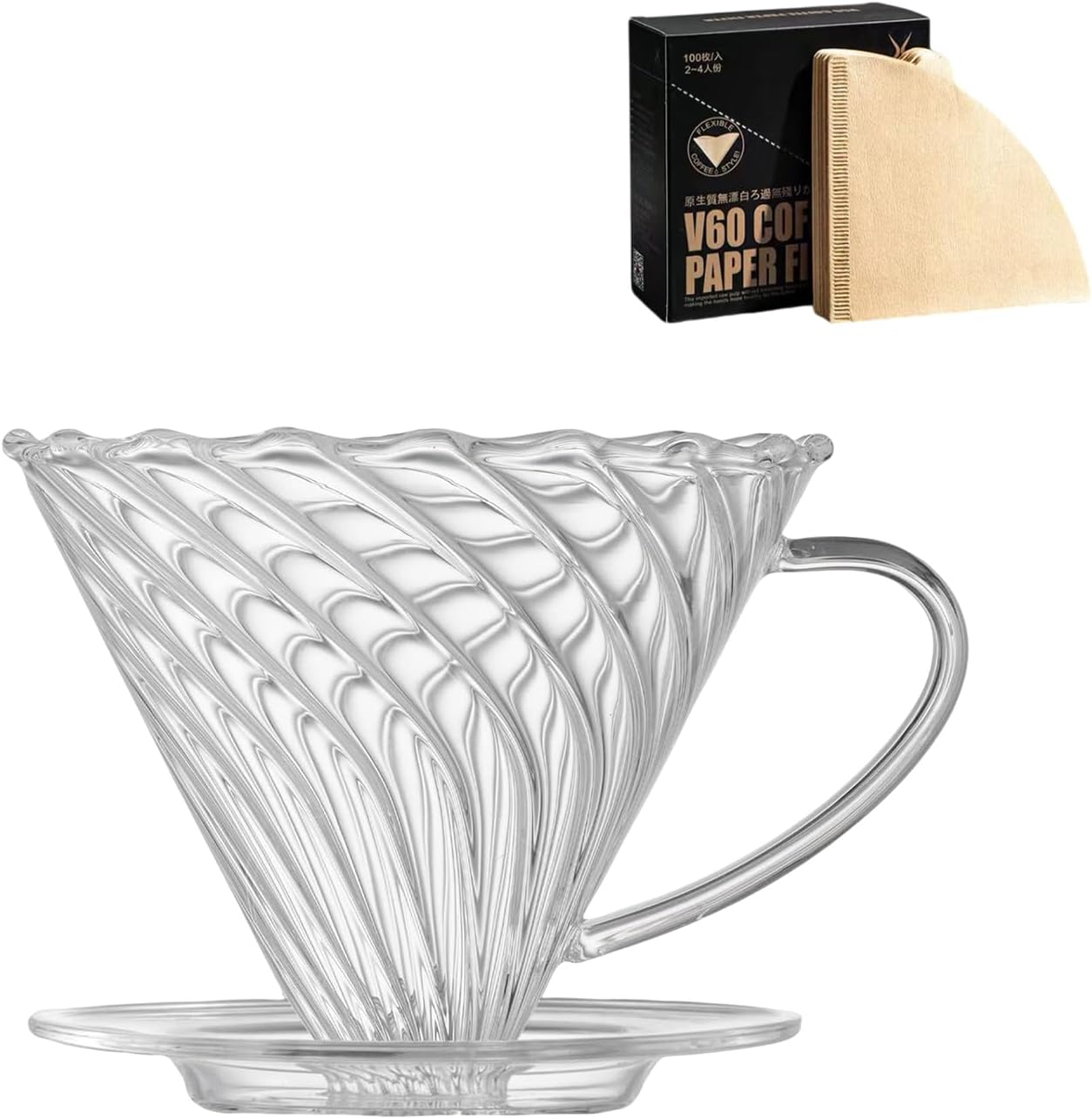 Vandroop Reusable Coffee Dripper - Portable Pour Over Perfection!