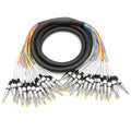 24 Channel 1/4ft TRS Snake Cable - 10 ft - Serviceable Ends