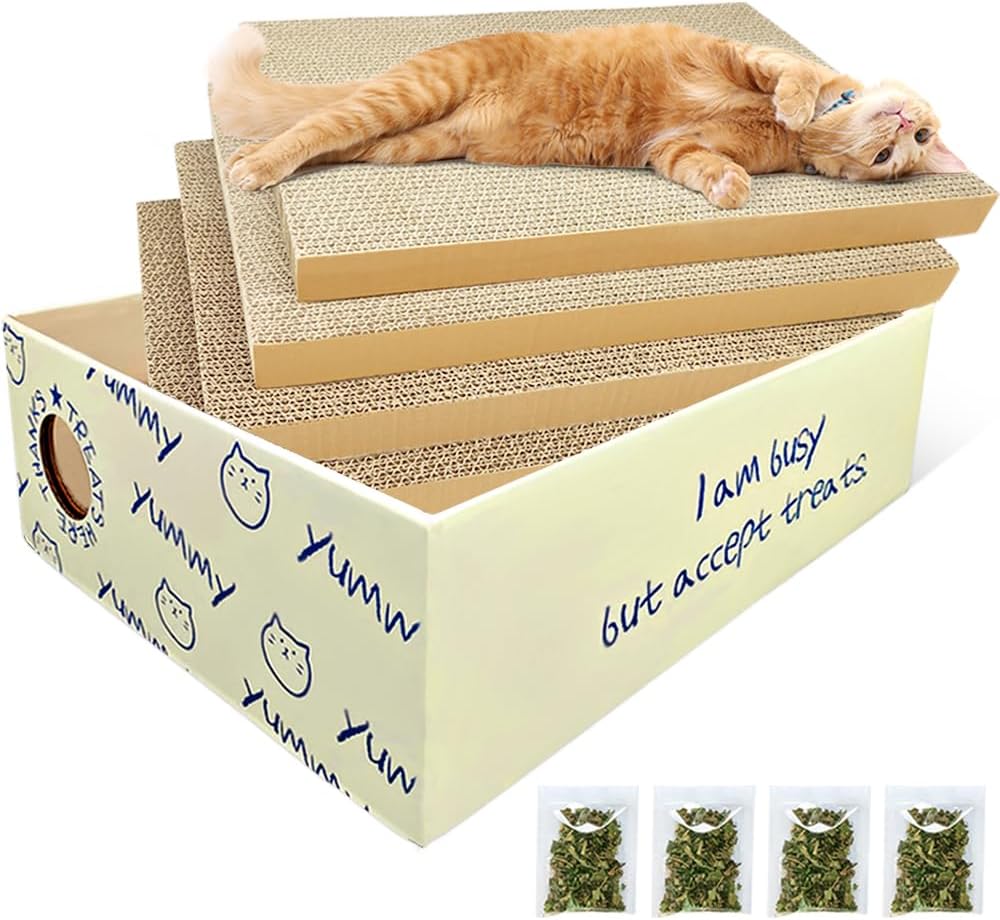 Extra Large Reversible Cat Scratcher - Ultimate Lounger for Indoor Cats