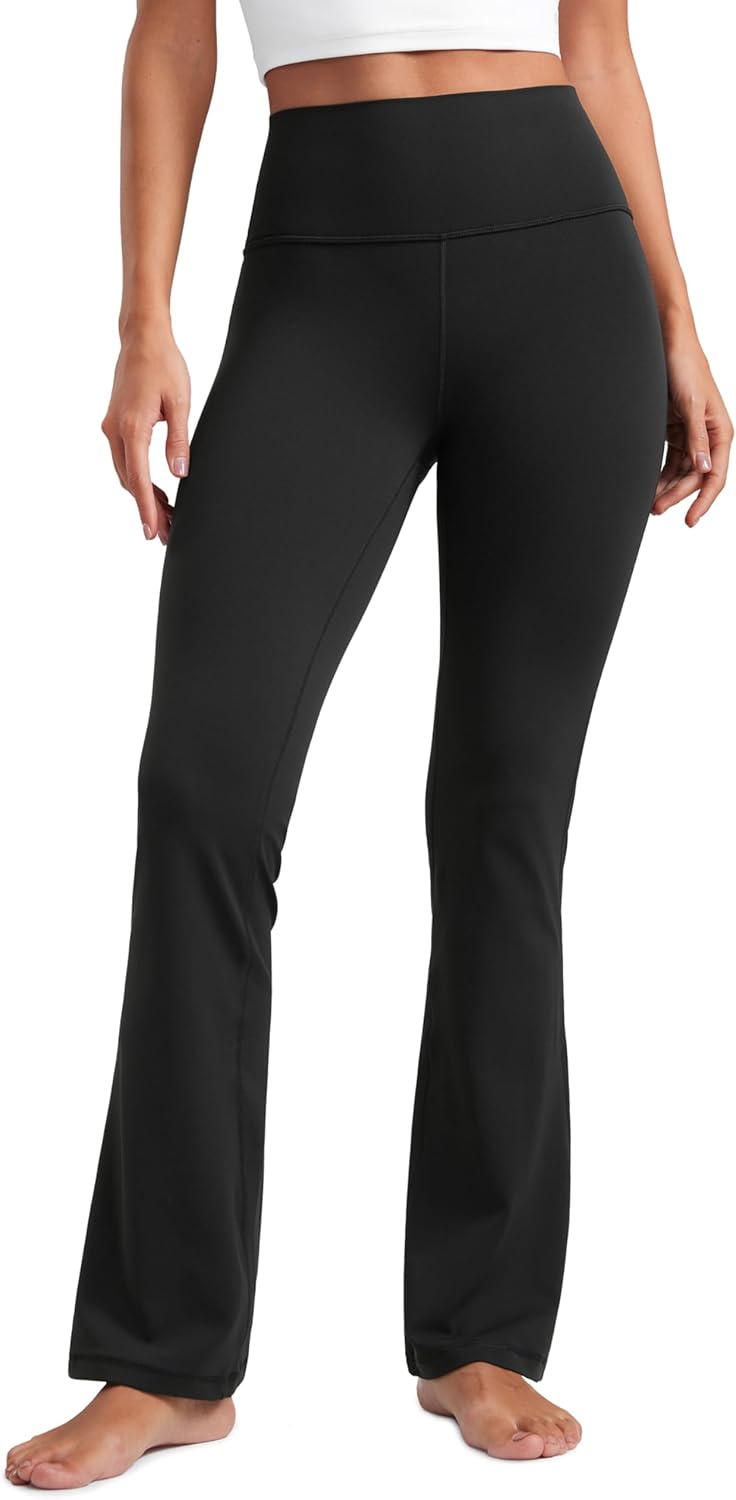 CRZ YOGA Womens Butterluxe High Waist Flare Pants for Comfort