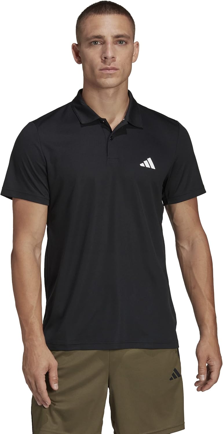 Adidas Mens Train Essentials Polo Shirt for Active Comfort