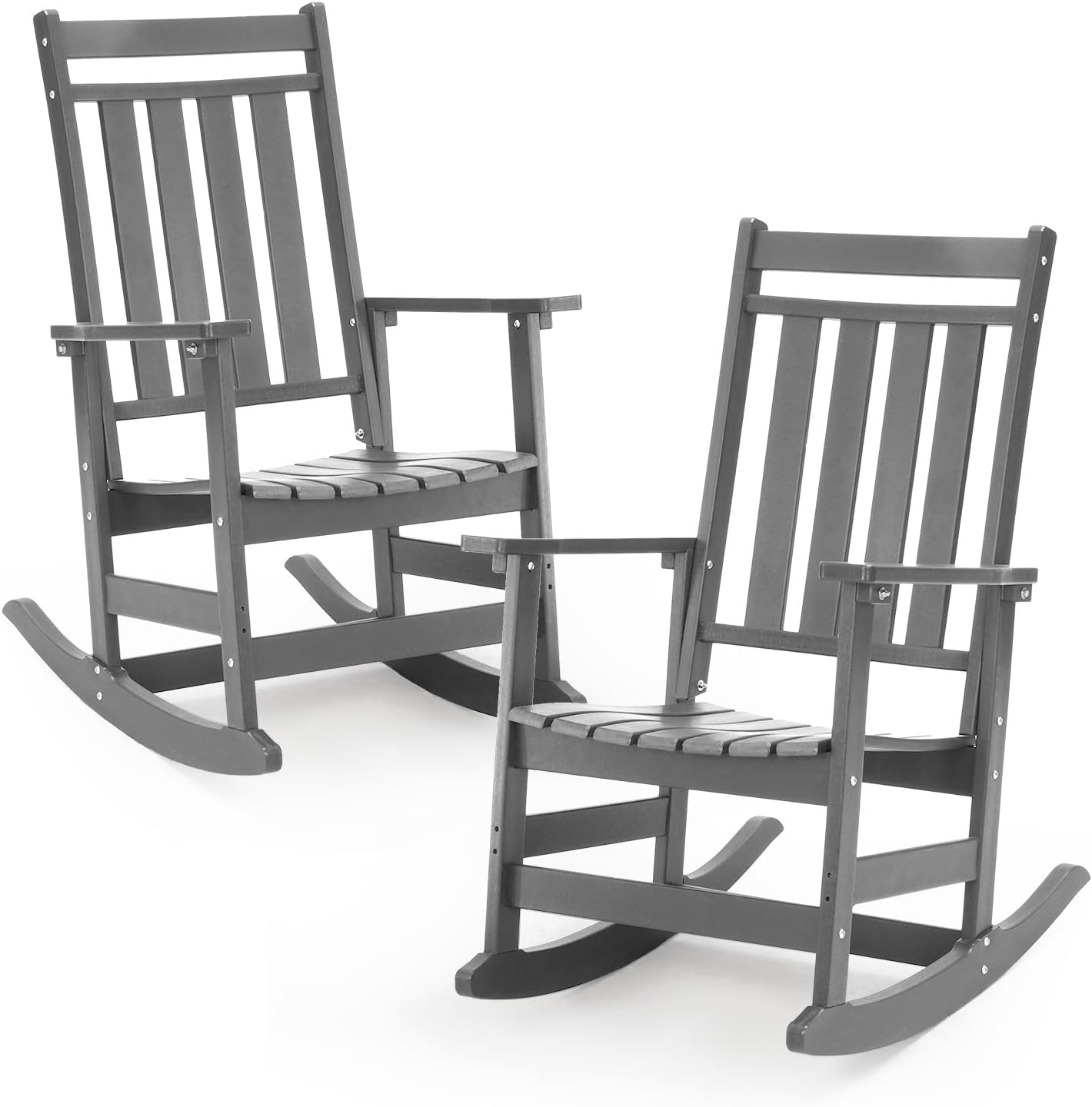 Oversized Outdoor Rocking Chairs Set of 2 for Ultimate Comfort