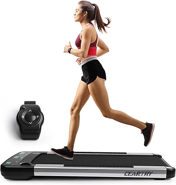 CEARTRY Walking Pad: 300 lb Capacity Desk Treadmill for Home