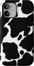 Casely iPhone 12 Mini Case Current Mood Cow Print - Bold Protection