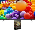 LG 55-Inch 4K Smart TV Bundle with 4K HDMI Cable & 26-Month Protection