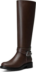 Women Knee High Boots 1.6 in Low Heel Riding Boot - Comfortable