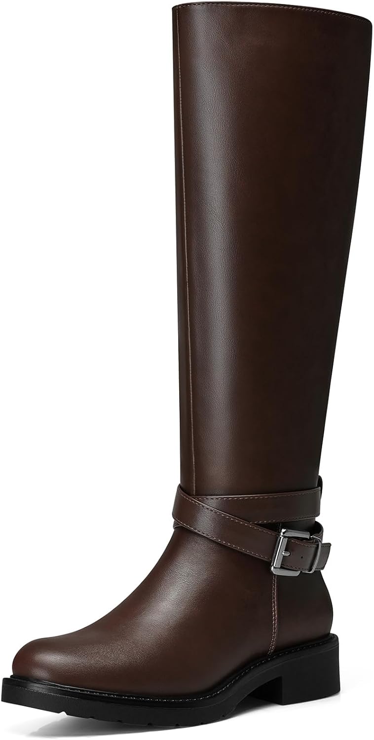 Women Knee High Boots: Trendy Comfortable Leather Riding Boot