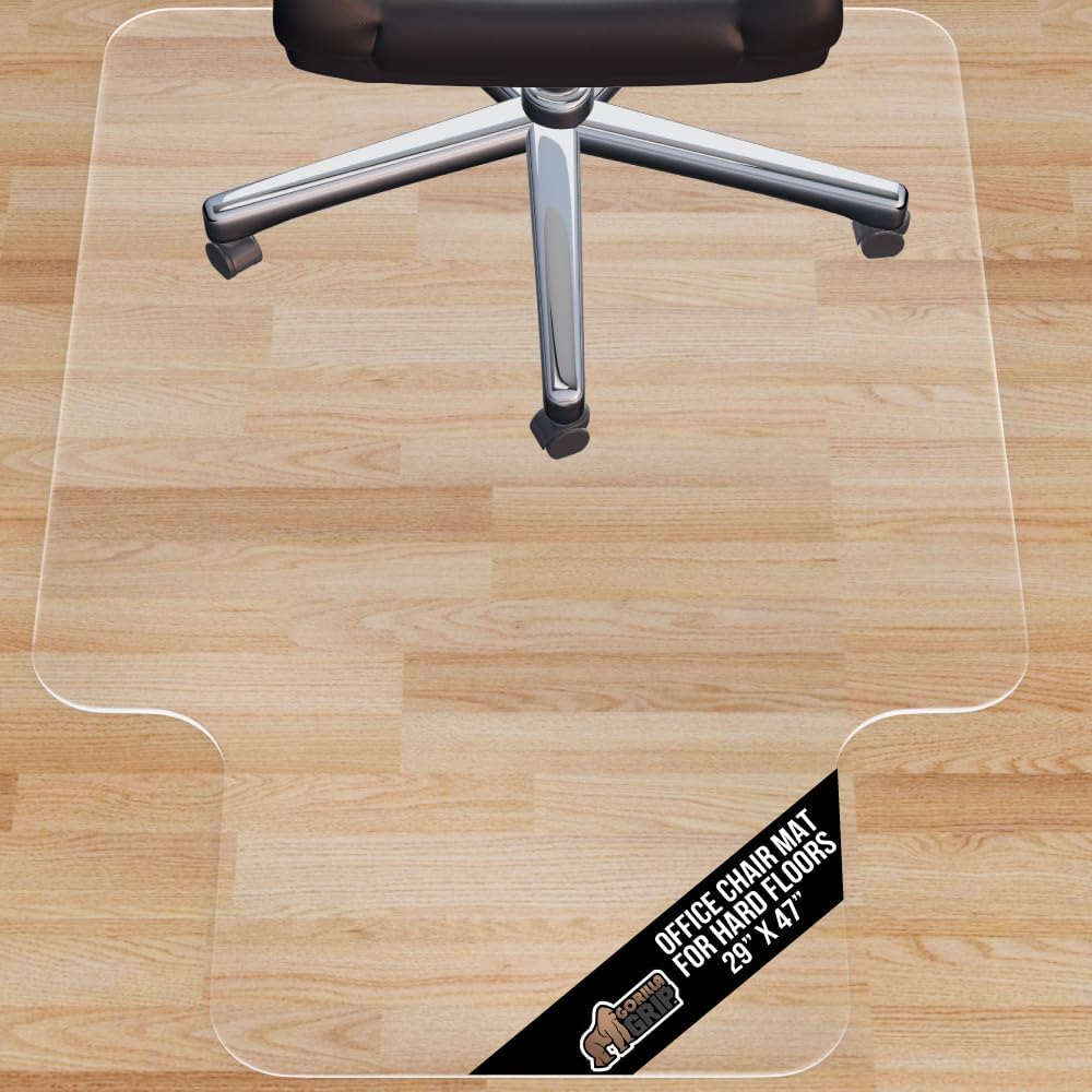GORILLA GRIP Office Chair Mat for Hardwood Floors Protection