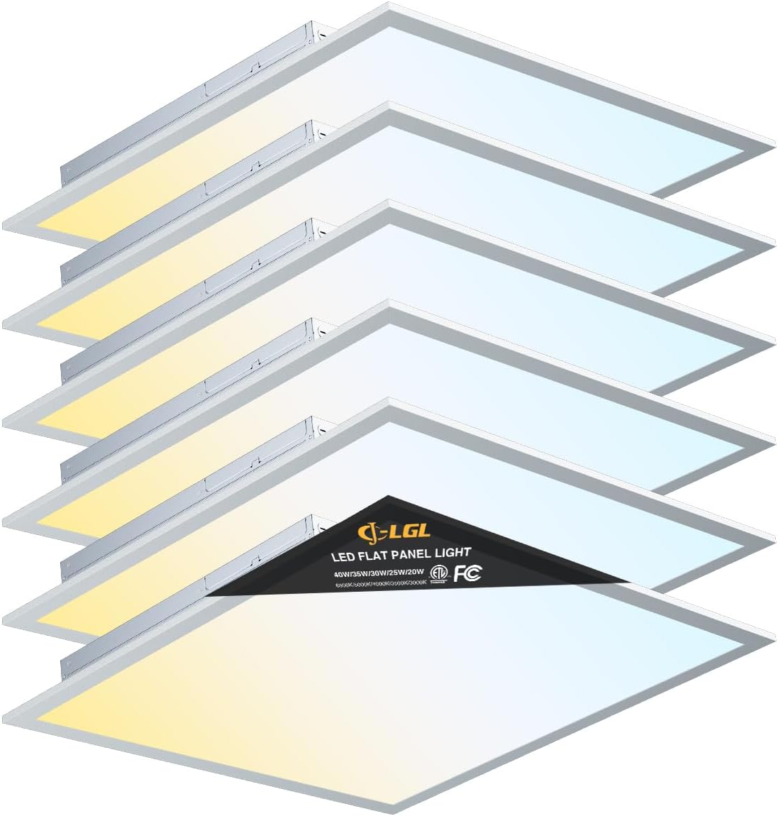 2x2 LED Flat Panel Light for Office Kitchen, Dimmable Features