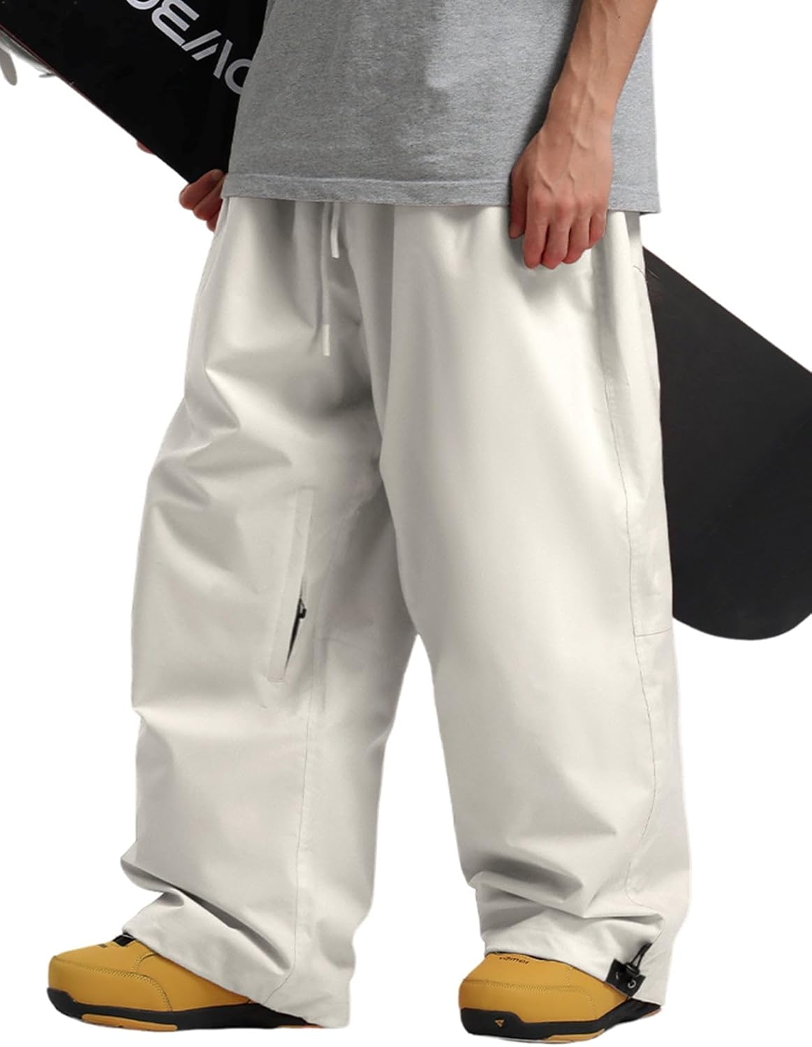 GSOU SNOW Baggy Snow Pants for Men and Women - Waterproof Warm