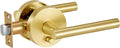 Brushed Gold Door Handles for Interior, Heavy Duty Privacy Lever