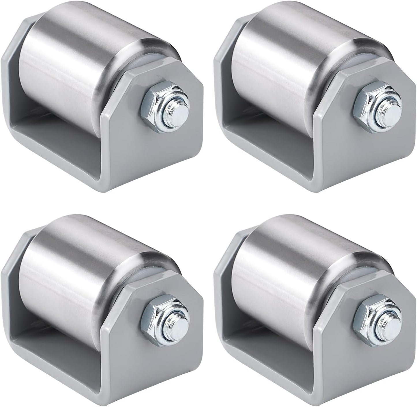Weld on Trailer Roller 2 Inches Heavy Duty Steel Skid Wheels