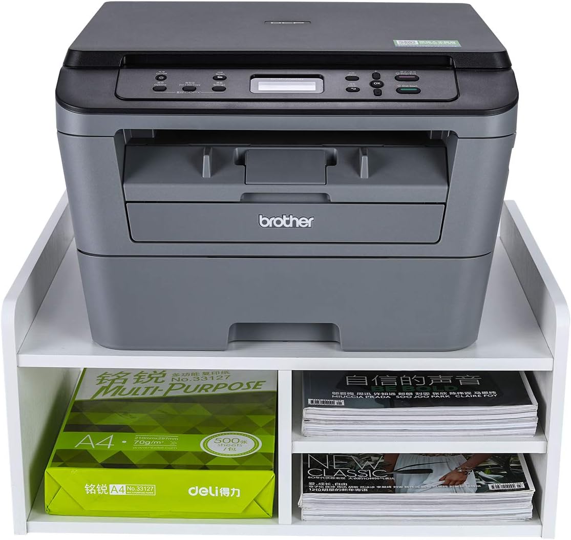 PAG Desktop Printer Stand with Storage for Home and Office