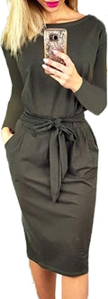 PRETTYGARDEN Women's Fall Bodycon Dress with Pockets and Style