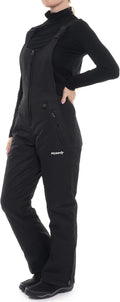 SkiGear Womens Essential Insulated Bib Overalls - Warm, Weatherproof