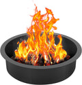VEVOR Fire Pit Ring - Heavy Duty Carbon Steel for Outdoor Use