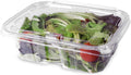 24 oz RPET Clear Hinged Lid Tamper Evident Container - Pack of 200