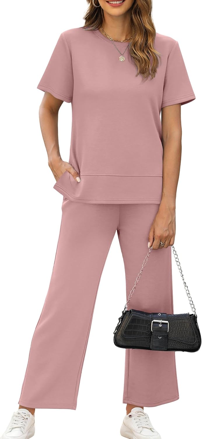 XIEERDUO Women's 2 Piece Lounge Set for Travel and Comfort