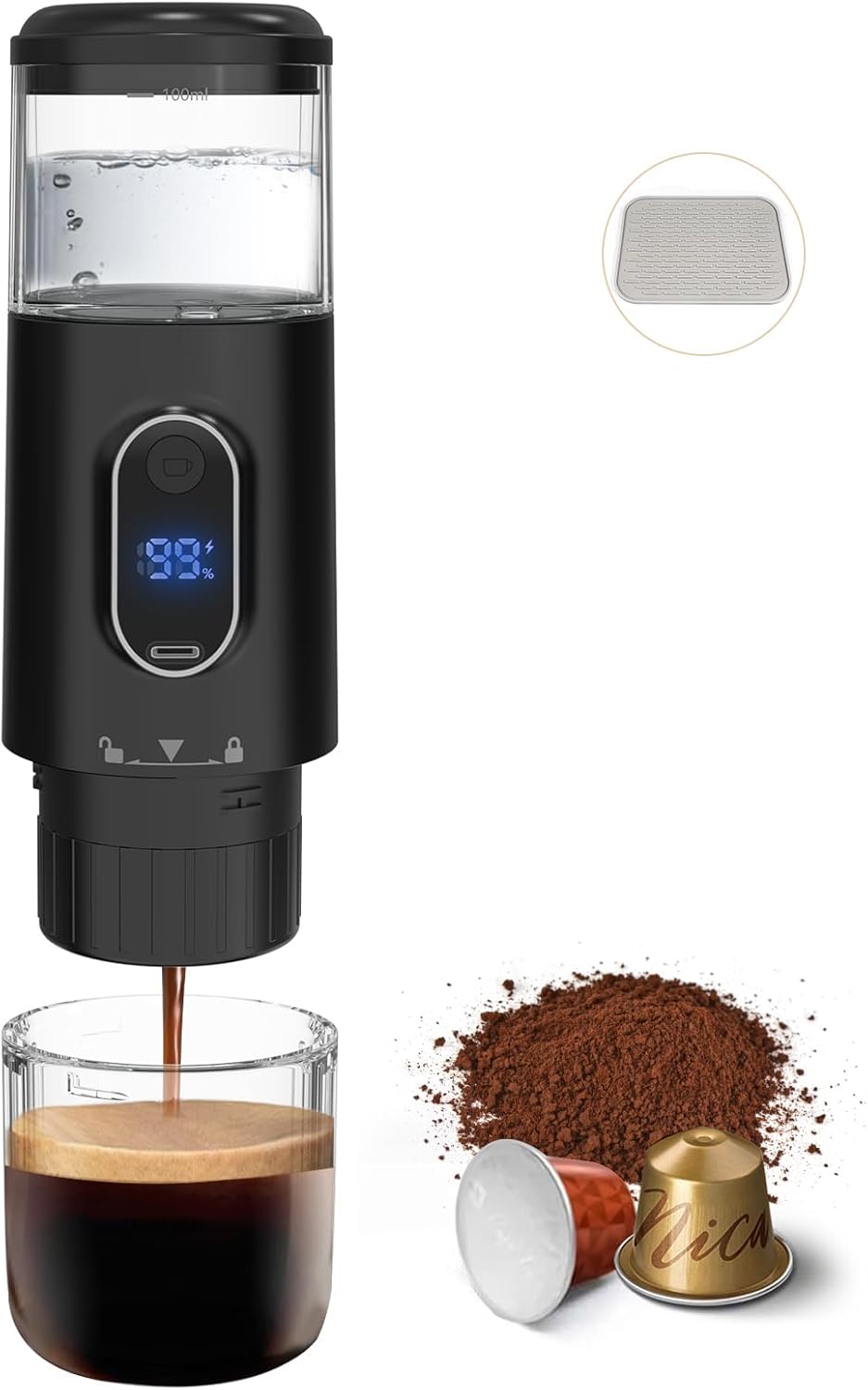 Portable Electric Espresso Maker - Brew Anywhere! AMRZS