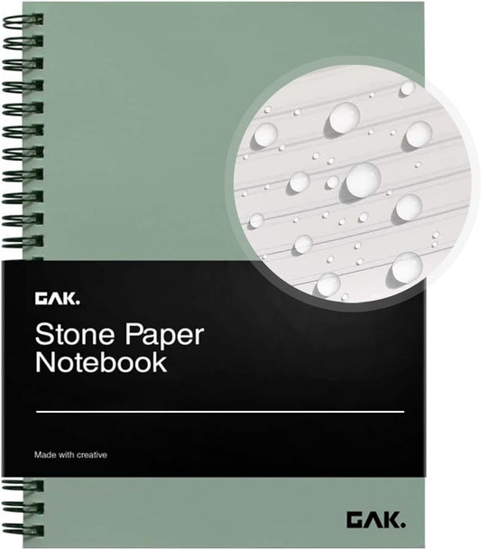 Durable, Waterproof Stone Paper Notebook - Eco-Friendly, 50 Sheets