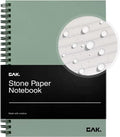 Stone Paper Waterproof Sheet Spiral Notebook M Size - Smooth Durable