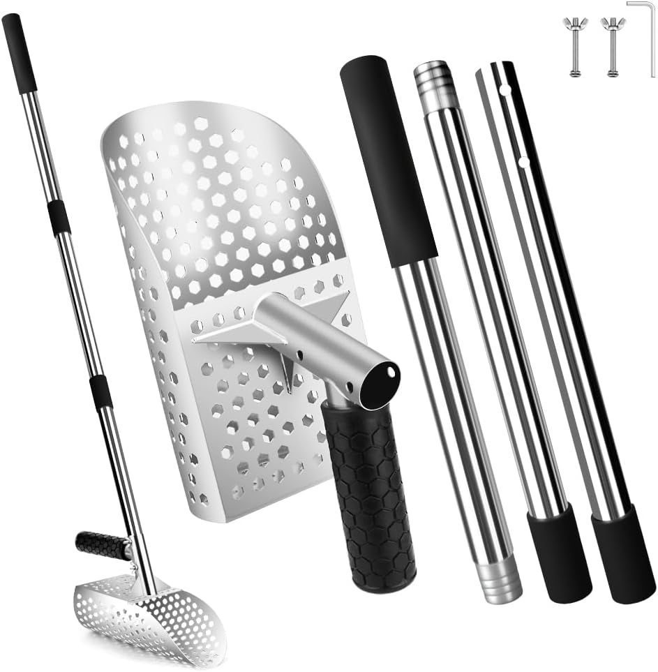 Heavy Duty Stainless Steel Sand Scoop for Metal Detecting
