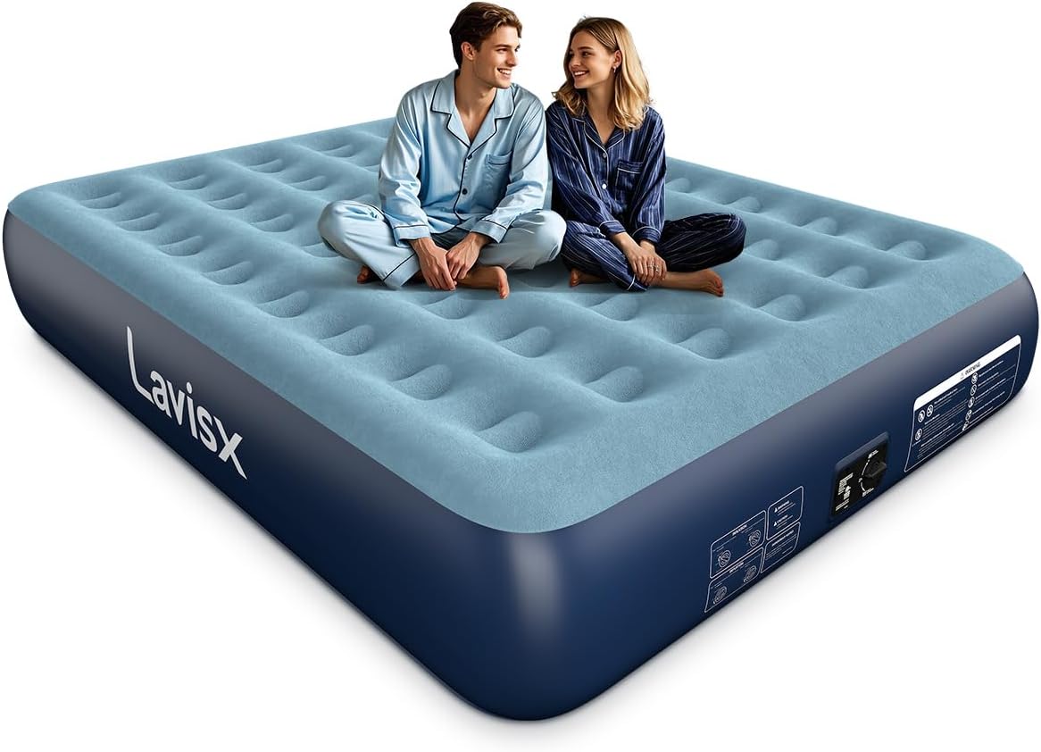 Queen Air Mattress with Built in Pump for Ultimate Comfort