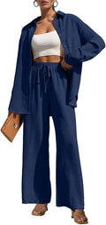 Lepunuo 2 Piece Outfits for Women Casual Lounge Sets - Comfortable Top