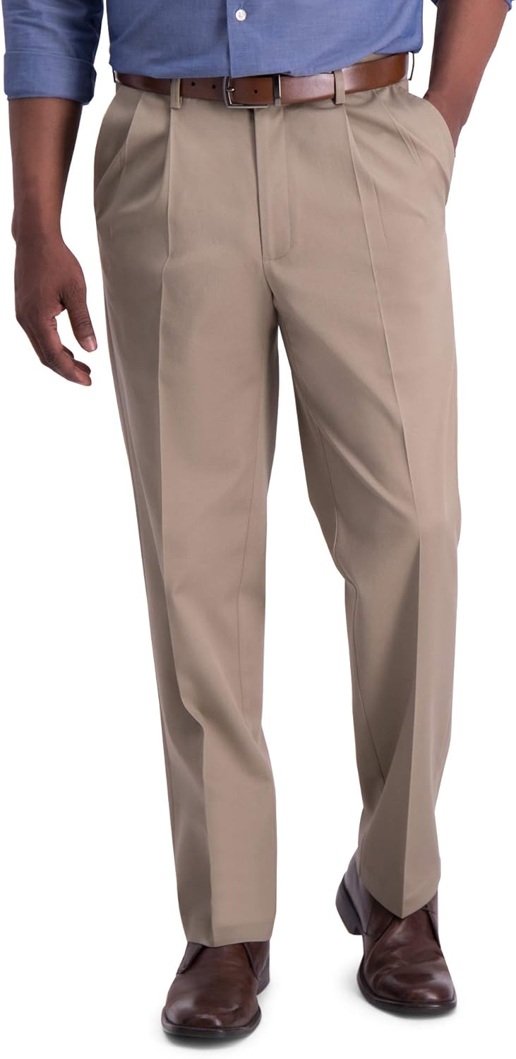 Haggar Men's Iron Free Premium Khaki Classic Fit Pants Review