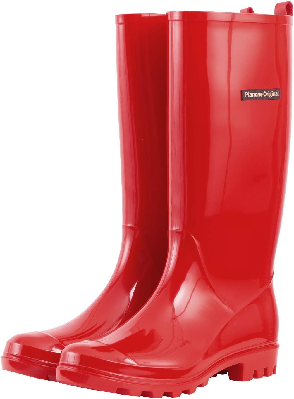 Planone Tall Rain Boots for Women - Waterproof Fashion Footwear