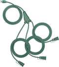 DEWENWILS 25Ft Outdoor Extension Cord with 3 Outlets for Safety