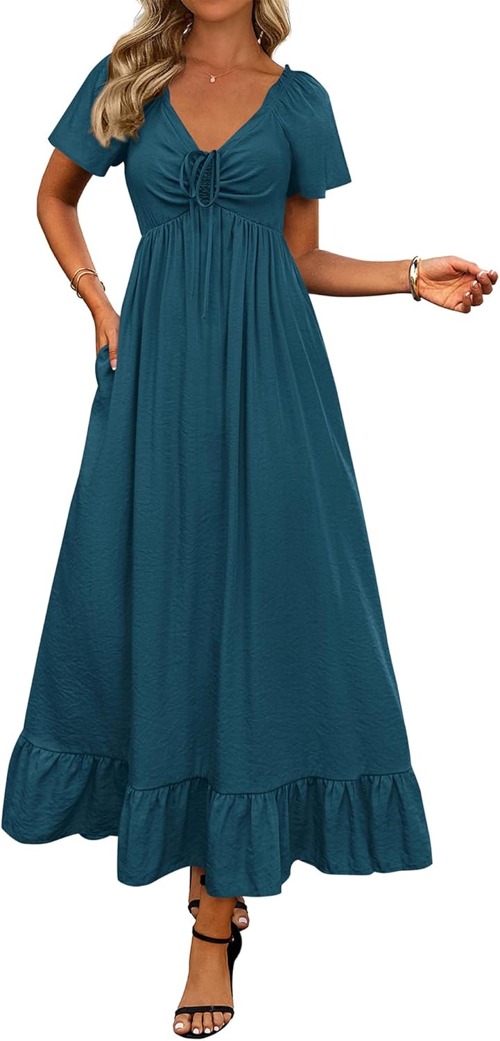 Elegant Womens Spring Maxi Dresses for Casual and Formal Events