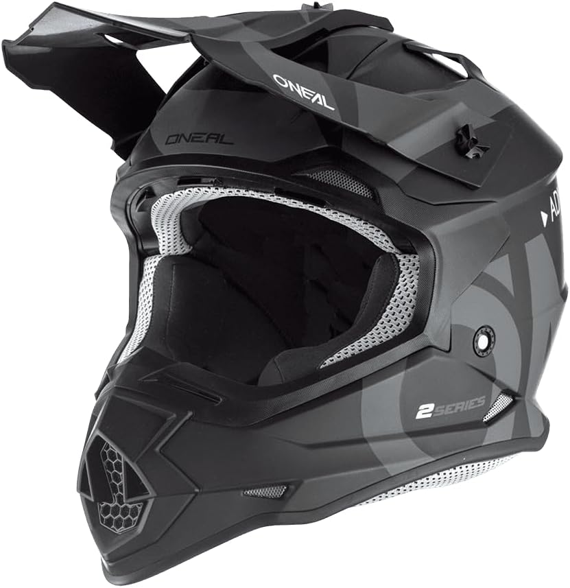 Oneal 2 Series Slick Helmet - Black/Grey - X-Small - Lightweight Protection