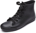 DKSUKO Women's Rain Boots Lace-Up Waterproof Ankle Boots - Comfortable