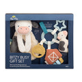 Farm-themed Teething & Play Set - Cow Lovey & Busy Ring Toy