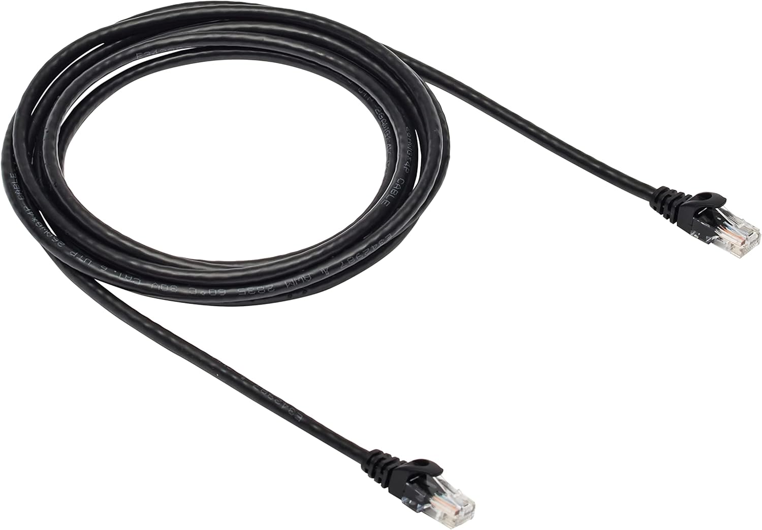 Basics 10ft Cat 6 Ethernet Cable, 10Gbps High-Speed, Snagless, for Printer