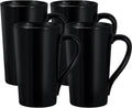 Set of 4 Modern Tall Coffee Mugs, Perfect for Coffee & Tea - YINUOWEI