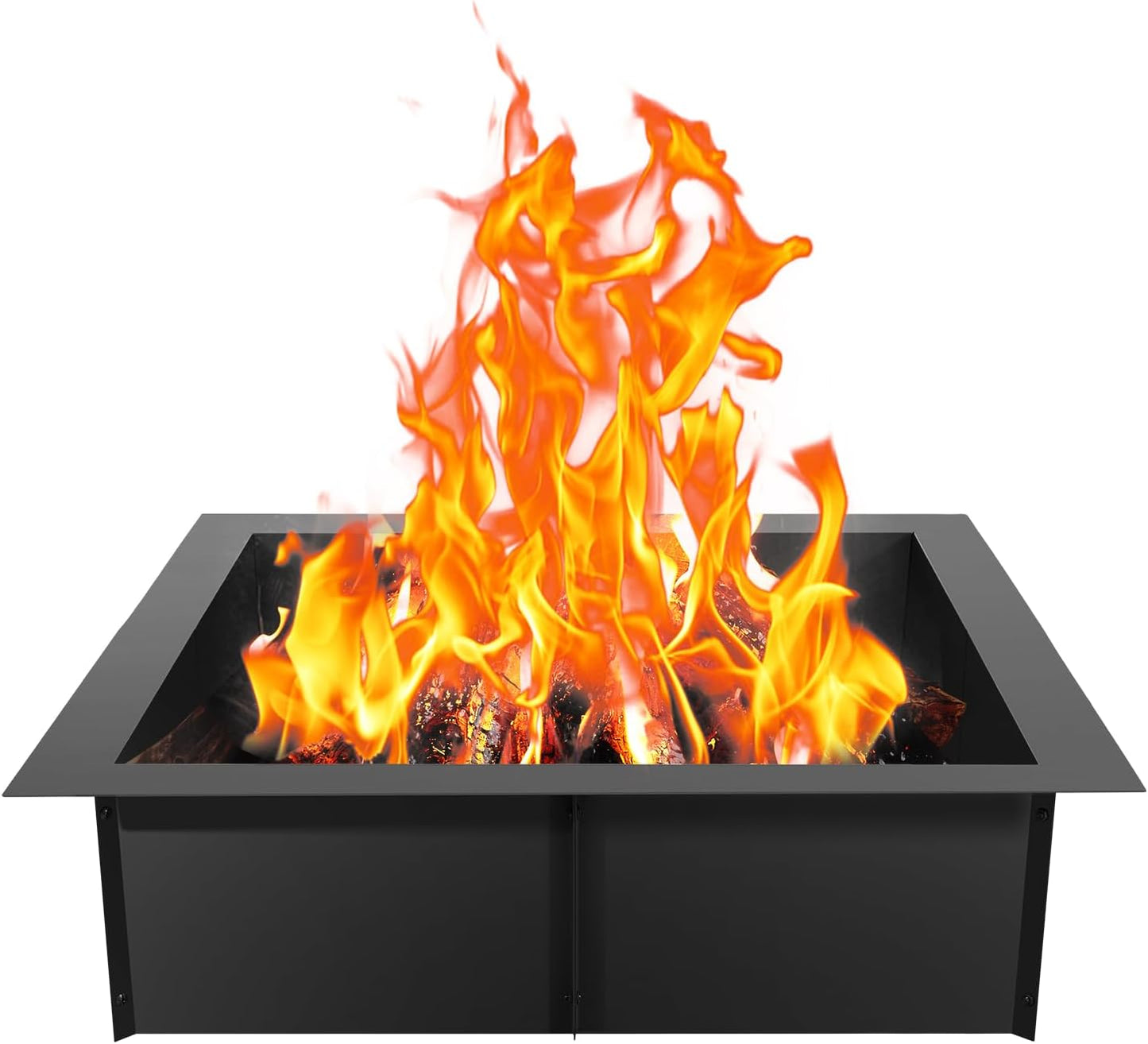 VEVOR Fire Pit Ring - Heavy Duty Carbon Steel for Outdoor Use